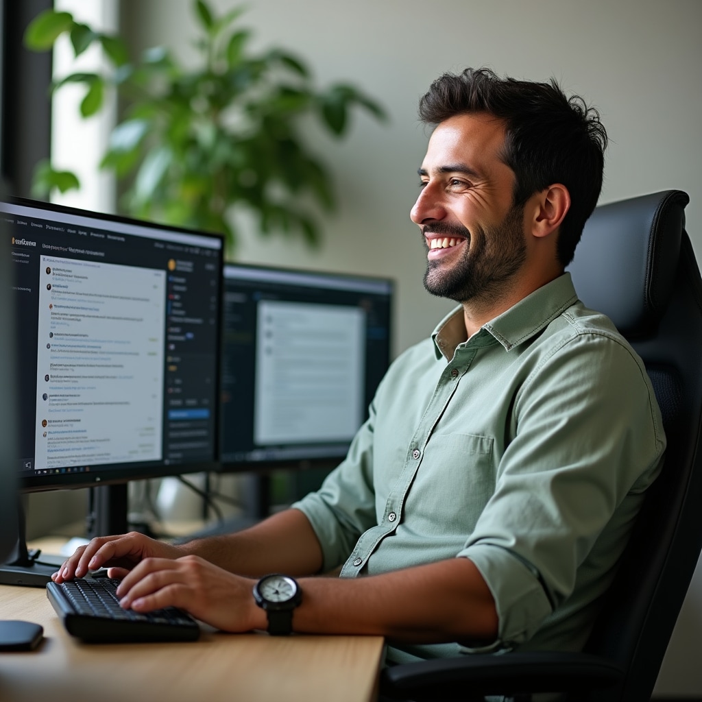 Forum moderator facilitating community discussion