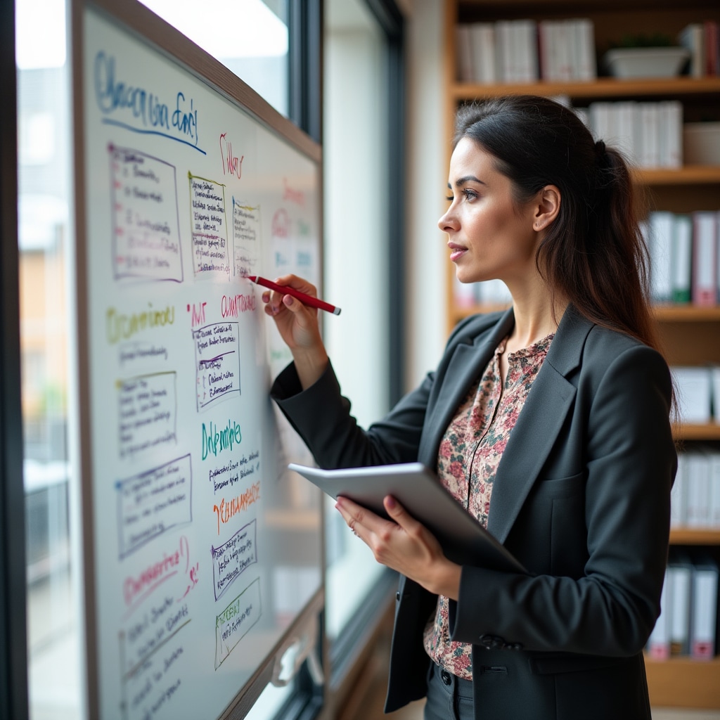 Resource curator organizing educational materials